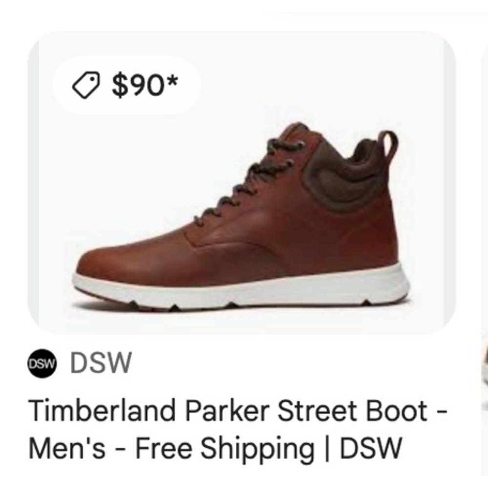 Timberland Parker Street Mens Brown Leather Sneaker Boots TB0A6BXEEM6 Size 11.5